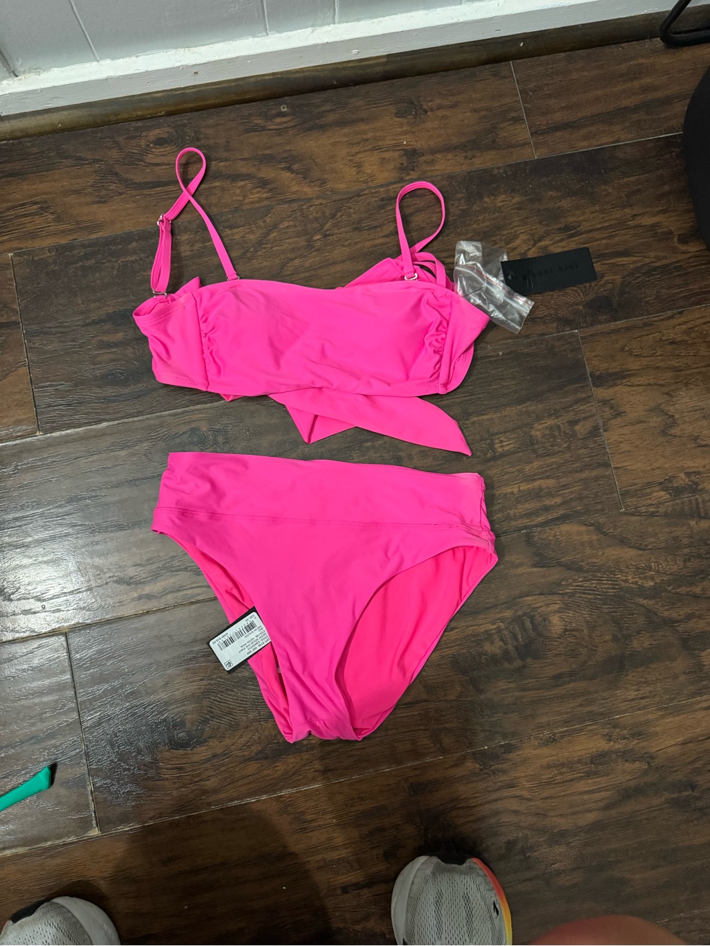 Gianni Bini Neon Pink Two-Piece Bikini Set